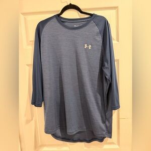 Under Armour Men's Long Sleeve Raglan Shirt - Blue